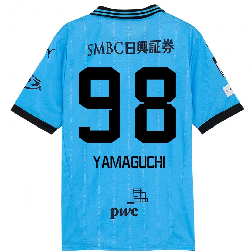 Danxen Kvinder Louis Thébault-Yamaguchi #98 Hvid Himmelblå Hjemmebane Spillertrøjer 2025/26 Trøje T-Shirt