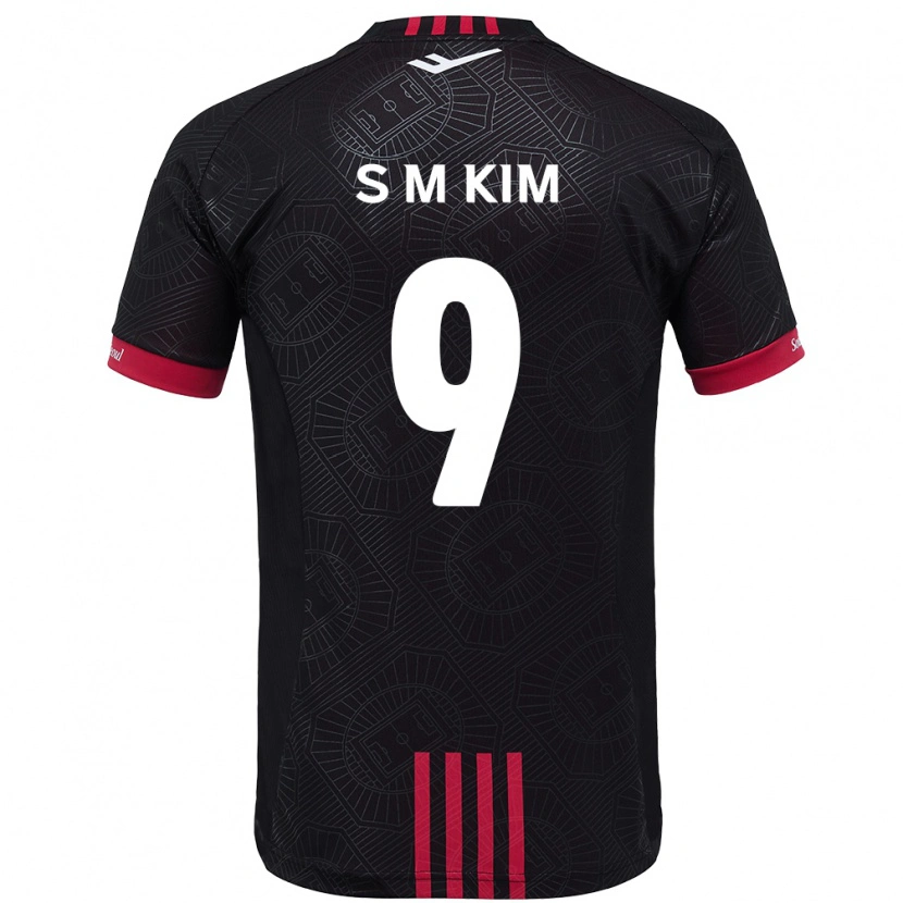 Danxen Kvinder Min-Sung Kim #9 Hvid Sort Hjemmebane Spillertrøjer 2025/26 Trøje T-Shirt