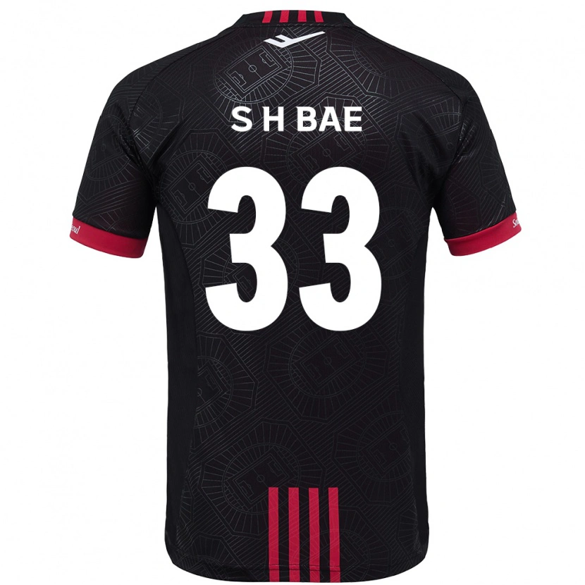 Danxen Kvinder Hyun-Seo Bae #33 Hvid Sort Hjemmebane Spillertrøjer 2025/26 Trøje T-Shirt