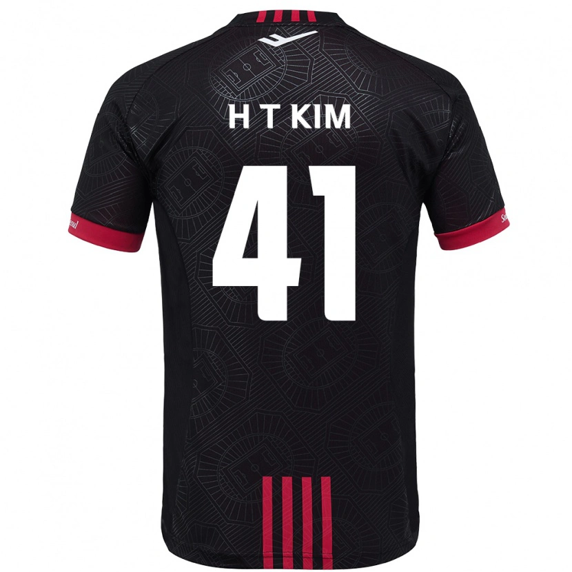 Danxen Kvinder Tae-Ho Kim #41 Hvid Sort Hjemmebane Spillertrøjer 2025/26 Trøje T-Shirt