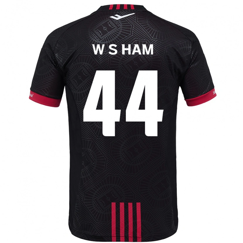 Danxen Kvinder Sun-Woo Ham #44 Hvid Sort Hjemmebane Spillertrøjer 2025/26 Trøje T-Shirt