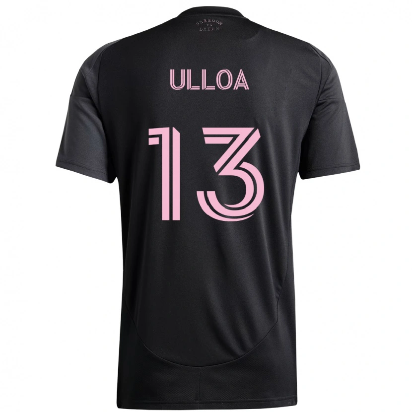 Danxen Kvinder Víctor Ulloa #13 Pink Sort Udebane Spillertrøjer 2025/26 Trøje T-Shirt