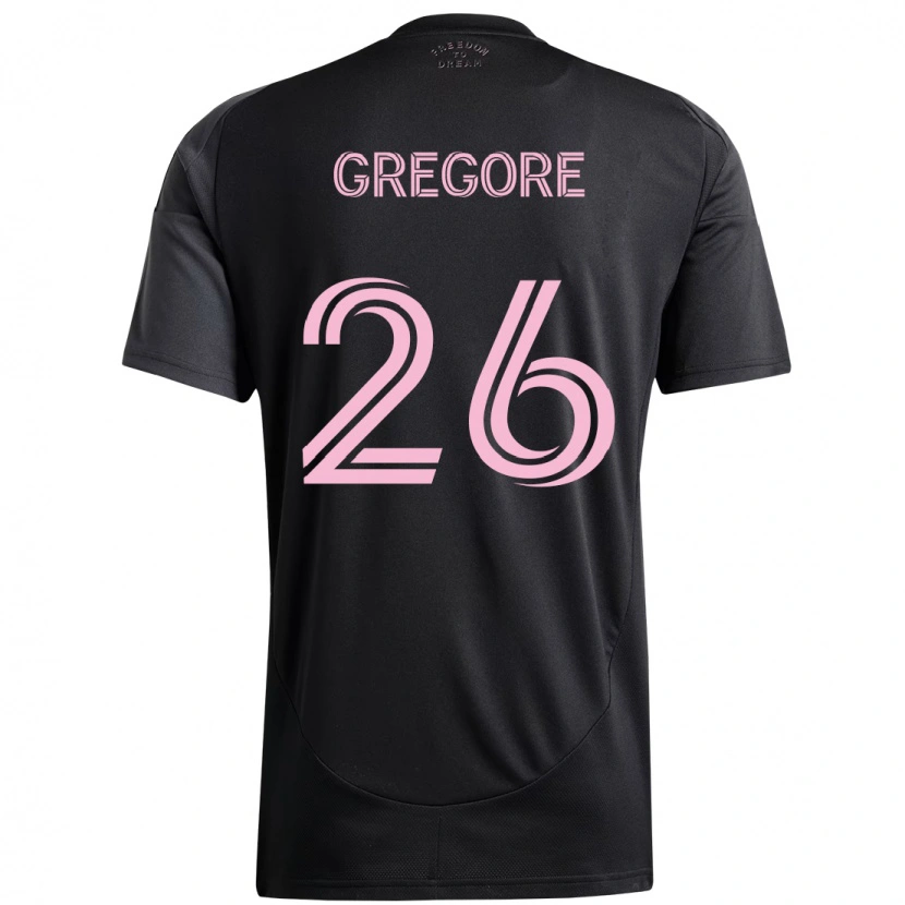 Danxen Kvinder Gregore #26 Pink Sort Udebane Spillertrøjer 2025/26 Trøje T-Shirt