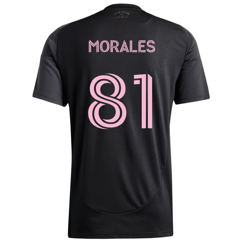 Danxen Kvinder Santiago Morales #81 Pink Sort Udebane Spillertrøjer 2025/26 Trøje T-Shirt
