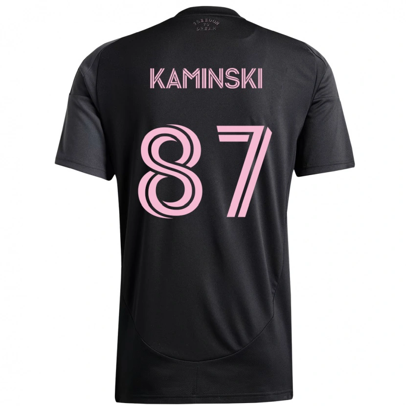 Danxen Kvinder Brett Kaminski #87 Pink Sort Udebane Spillertrøjer 2025/26 Trøje T-Shirt