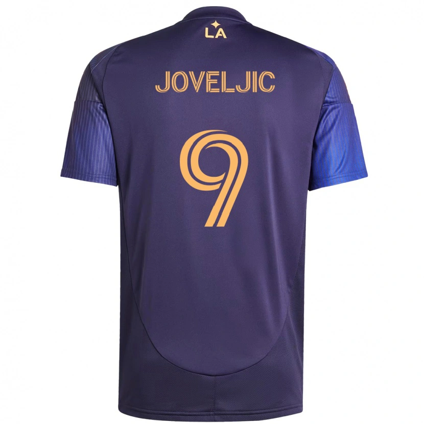 Danxen Kvinder Dejan Joveljic #9 Hvid Gul Udebane Spillertrøjer 2025/26 Trøje T-Shirt
