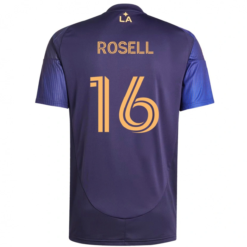 Danxen Kvinder Uri Rosell #16 Hvid Gul Udebane Spillertrøjer 2025/26 Trøje T-Shirt