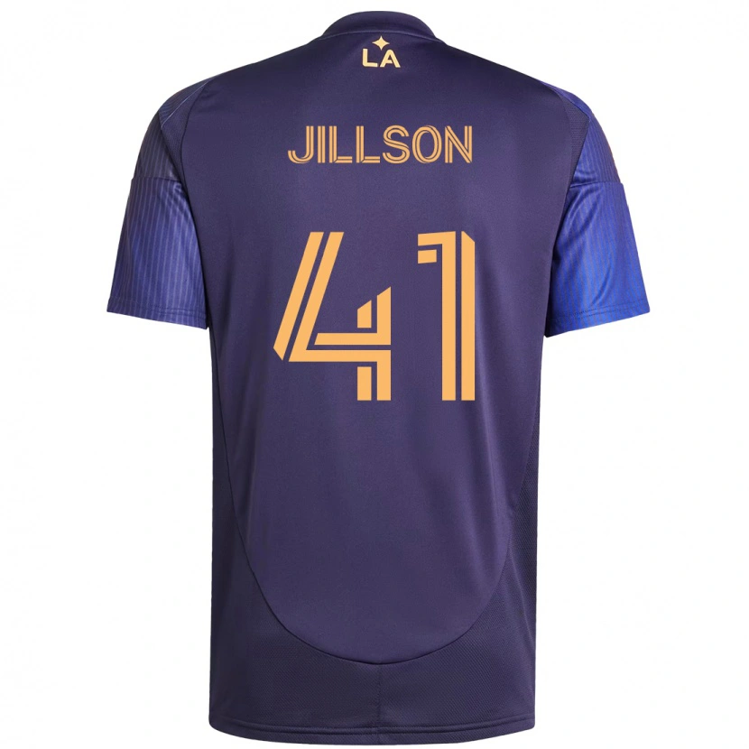 Danxen Kvinder Simon Jillson #41 Hvid Gul Udebane Spillertrøjer 2025/26 Trøje T-Shirt