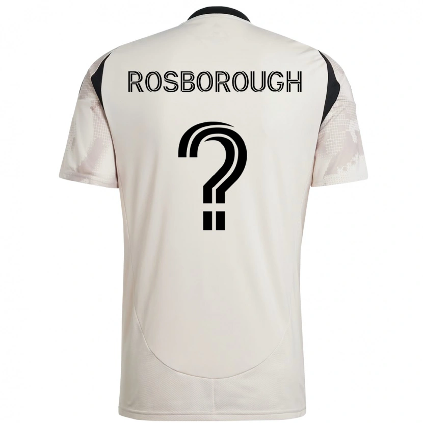 Danxen Kvinder Tanner Rosborough #0 Rød Sort Udebane Spillertrøjer 2025/26 Trøje T-Shirt