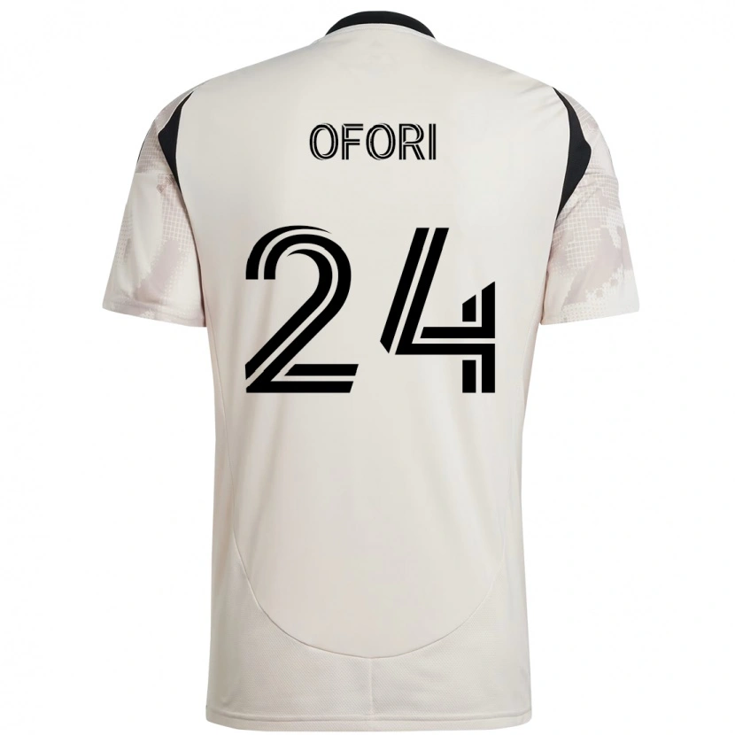 Danxen Kvinder Curtis Ofori #24 Rød Sort Udebane Spillertrøjer 2025/26 Trøje T-Shirt