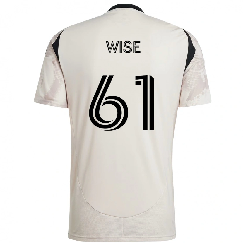 Danxen Kvinder Henry Wise #61 Rød Sort Udebane Spillertrøjer 2025/26 Trøje T-Shirt