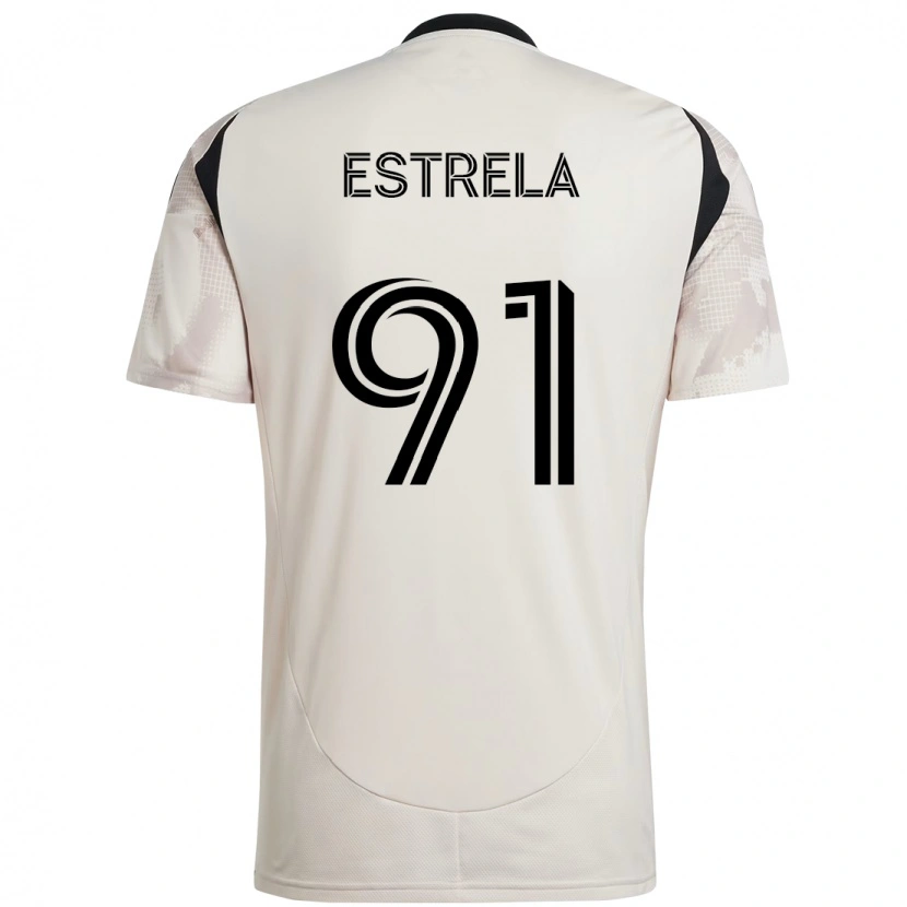 Danxen Kvinder Bento Estrela #91 Rød Sort Udebane Spillertrøjer 2025/26 Trøje T-Shirt