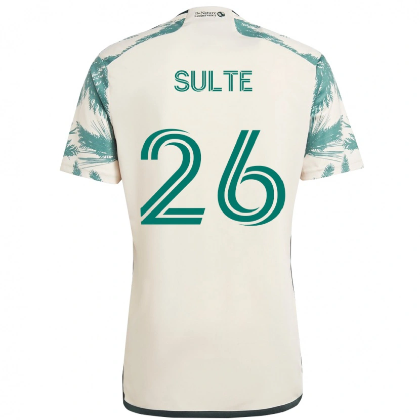 Danxen Kvinder Hunter Sulte #26 Sort Brun Udebane Spillertrøjer 2025/26 Trøje T-Shirt