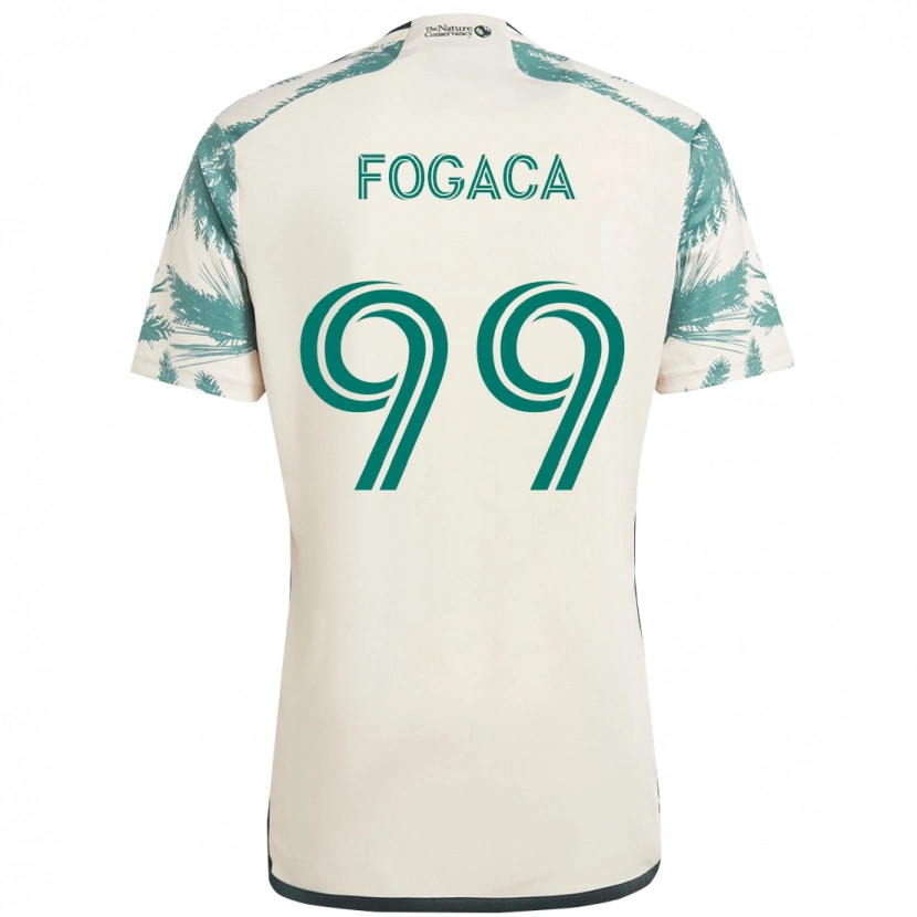 Danxen Kvinder Nathan Fogaça #99 Sort Brun Udebane Spillertrøjer 2025/26 Trøje T-Shirt