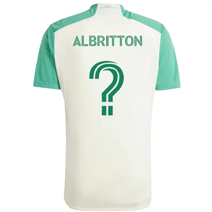Danxen Kvinder Sean Albritton #0 Grøn Sort Udebane Spillertrøjer 2025/26 Trøje T-Shirt