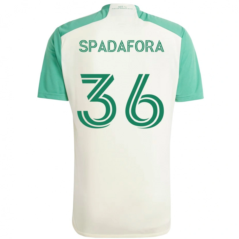 Danxen Kvinder Luke Spadafora #36 Grøn Sort Udebane Spillertrøjer 2025/26 Trøje T-Shirt