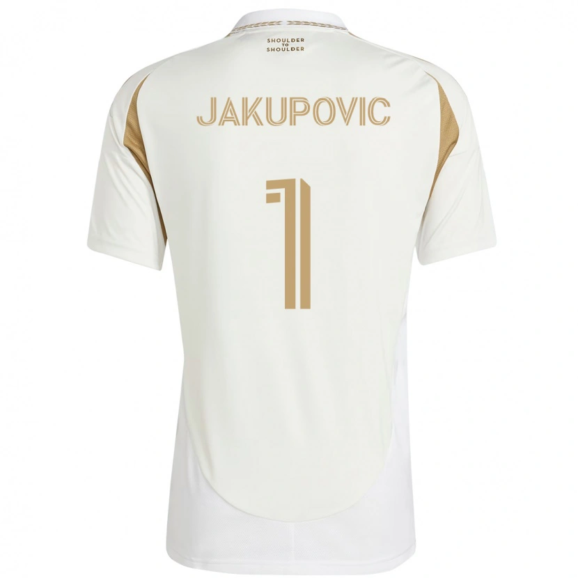 Danxen Kvinder Eldin Jakupovic #1 Sort Brun Udebane Spillertrøjer 2025/26 Trøje T-Shirt