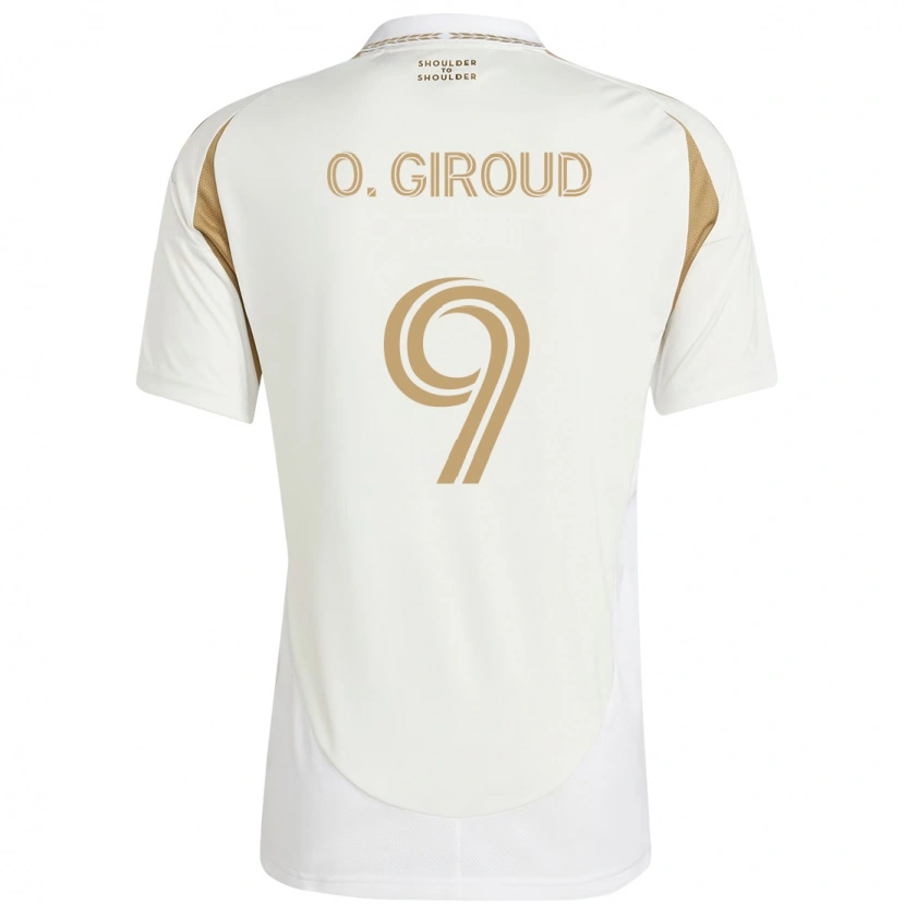 Danxen Kvinder Olivier Giroud #9 Sort Brun Udebane Spillertrøjer 2025/26 Trøje T-Shirt