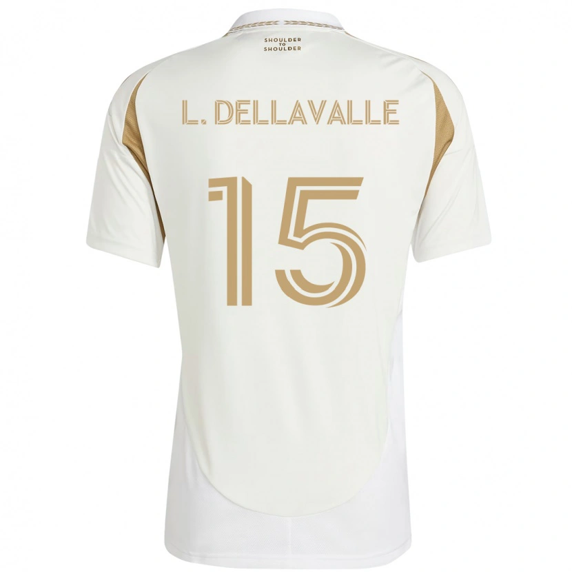 Danxen Kvinder Lorenzo Dellavalle #15 Sort Brun Udebane Spillertrøjer 2025/26 Trøje T-Shirt