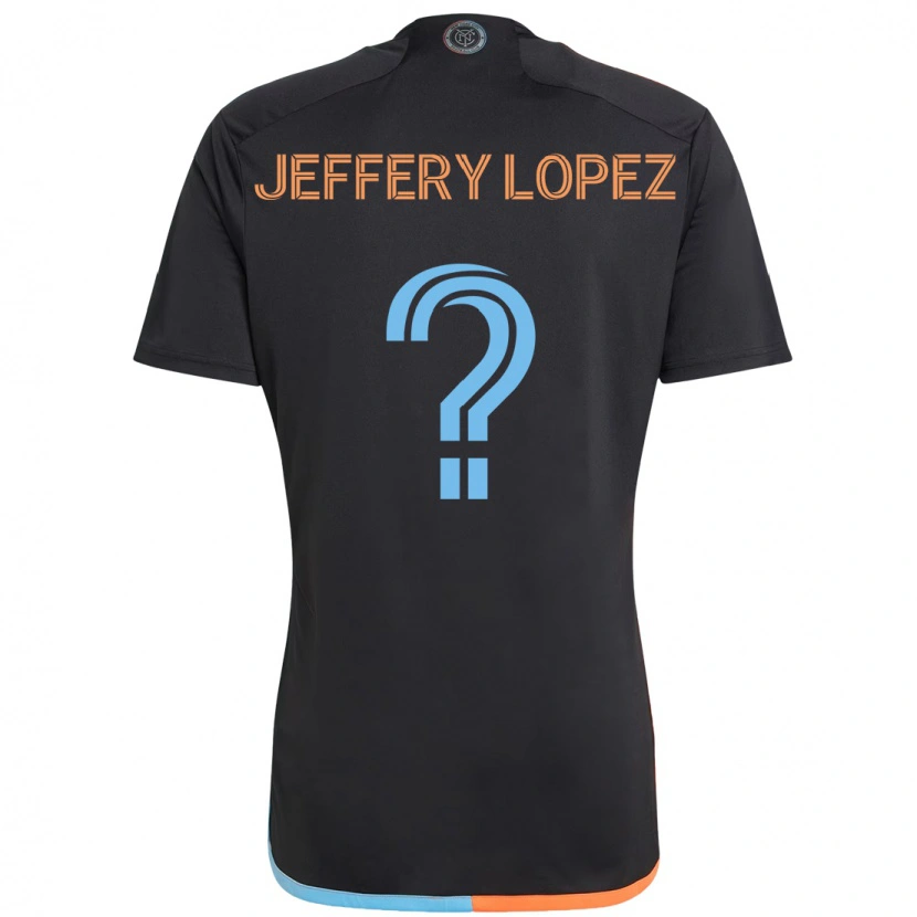 Danxen Kvinder Jeffery López #0 Lyseblå Udebane Spillertrøjer 2025/26 Trøje T-Shirt