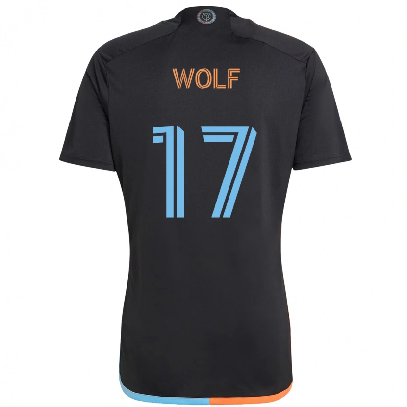 Danxen Kvinder Hannes Wolf #17 Lyseblå Udebane Spillertrøjer 2025/26 Trøje T-Shirt