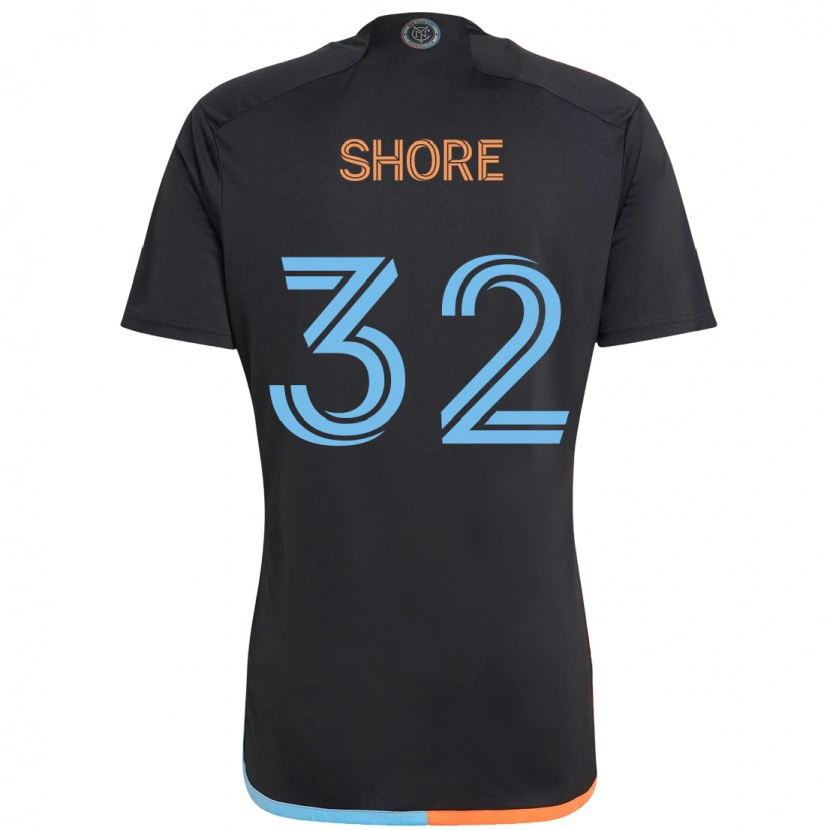 Danxen Kvinder Jonathan Shore #32 Lyseblå Udebane Spillertrøjer 2025/26 Trøje T-Shirt
