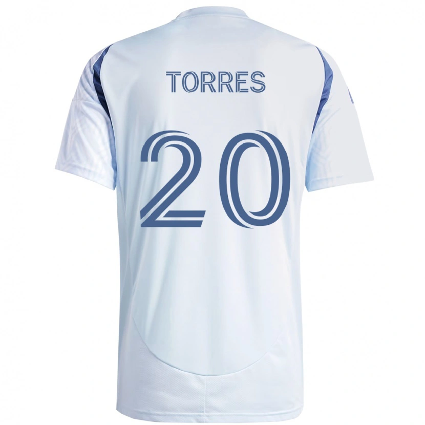 Danxen Kvinder Jairo Torres #20 Rød Hvid Udebane Spillertrøjer 2025/26 Trøje T-Shirt