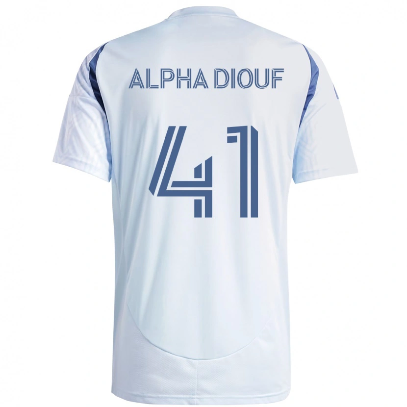 Danxen Kvinder Jean Alpha Diouf #41 Rød Hvid Udebane Spillertrøjer 2025/26 Trøje T-Shirt
