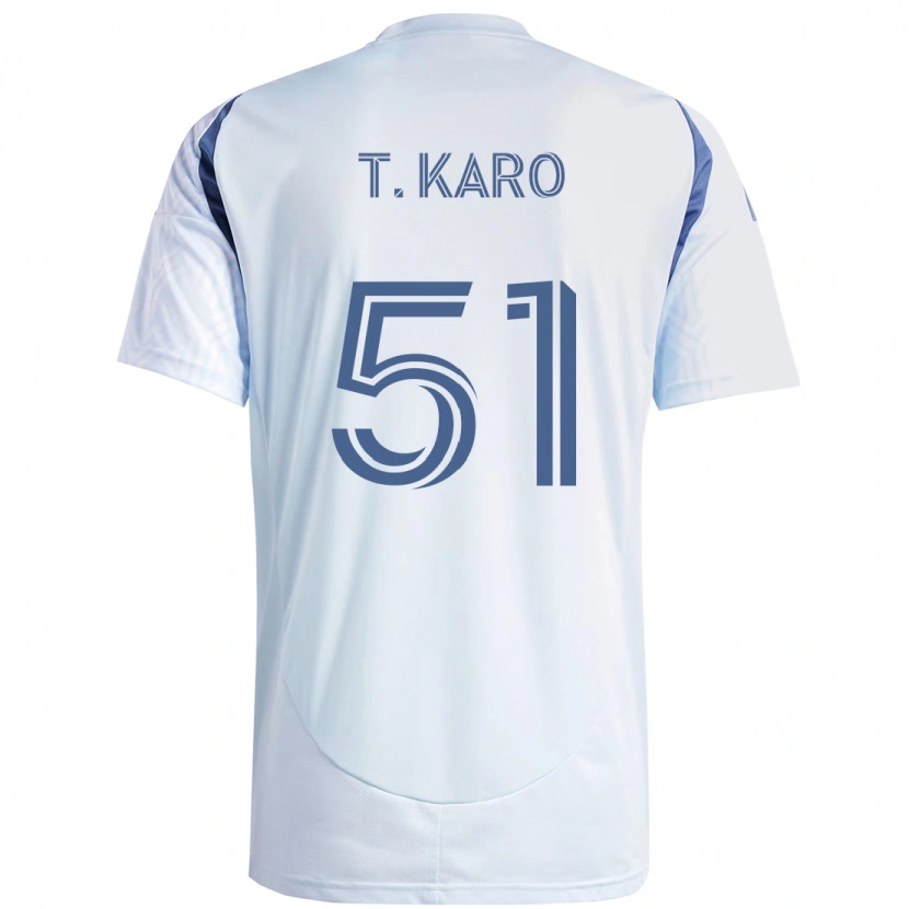 Danxen Kvinder David Tchétchao Karo #51 Rød Hvid Udebane Spillertrøjer 2025/26 Trøje T-Shirt
