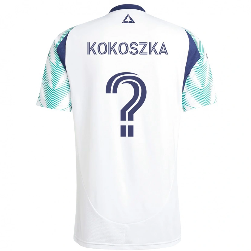 Danxen Kvinder Ayden Kokoszka #0 Blå Rød Udebane Spillertrøjer 2025/26 Trøje T-Shirt