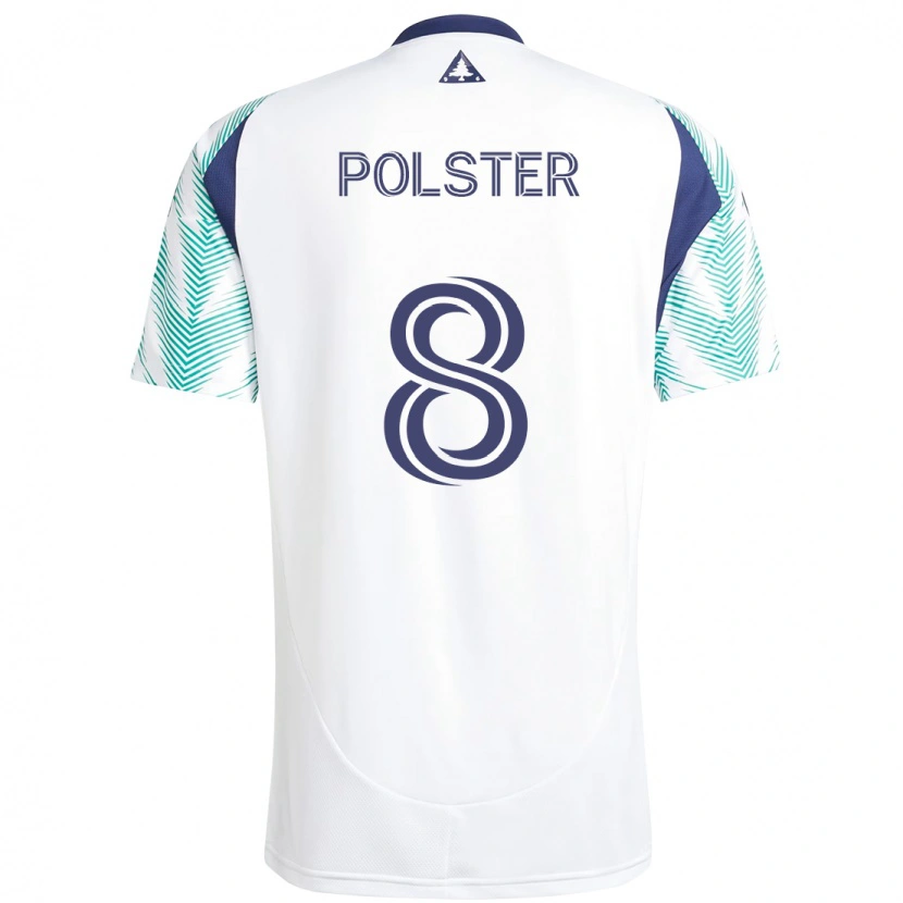 Danxen Kvinder Matt Polster #8 Blå Rød Udebane Spillertrøjer 2025/26 Trøje T-Shirt