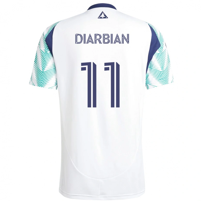 Danxen Kvinder Gevork Diarbian #11 Blå Rød Udebane Spillertrøjer 2025/26 Trøje T-Shirt