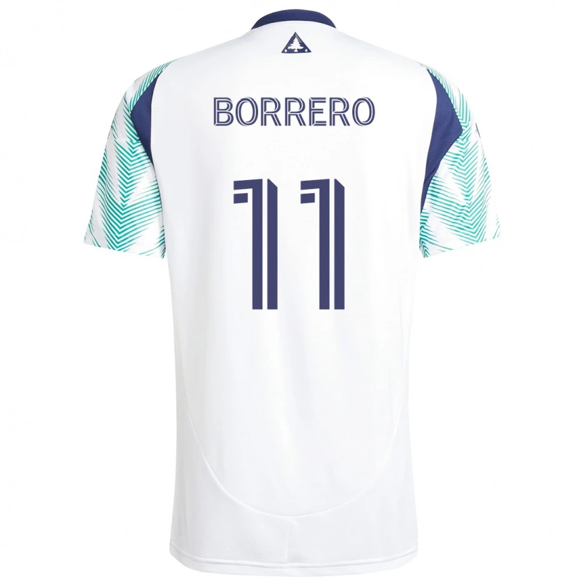 Danxen Kvinder Dylan Borrero #11 Blå Rød Udebane Spillertrøjer 2025/26 Trøje T-Shirt