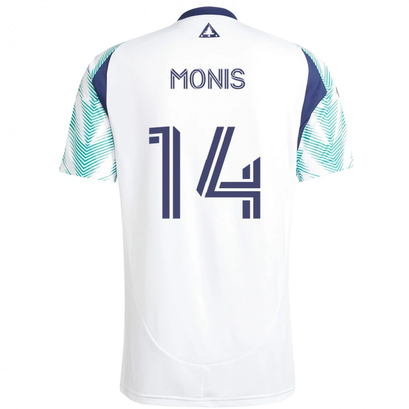 Danxen Kvinder Alex Monis #14 Blå Rød Udebane Spillertrøjer 2025/26 Trøje T-Shirt