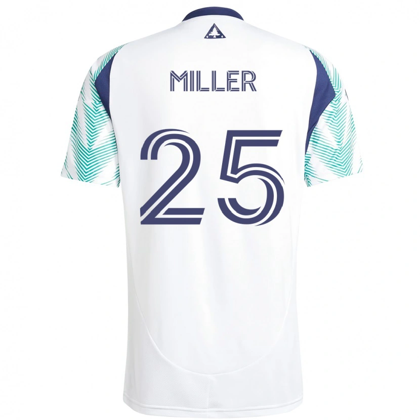 Danxen Kvinder Peyton Miller #25 Blå Rød Udebane Spillertrøjer 2025/26 Trøje T-Shirt