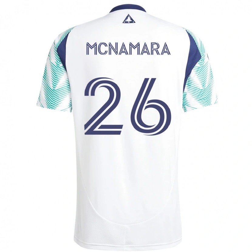 Danxen Kvinder Tommy Mcnamara #26 Blå Rød Udebane Spillertrøjer 2025/26 Trøje T-Shirt