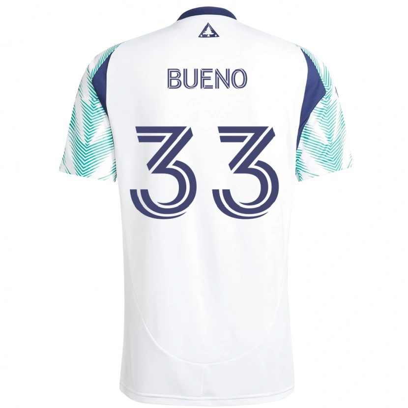Danxen Kvinder Brandonn Bueno #33 Blå Rød Udebane Spillertrøjer 2025/26 Trøje T-Shirt