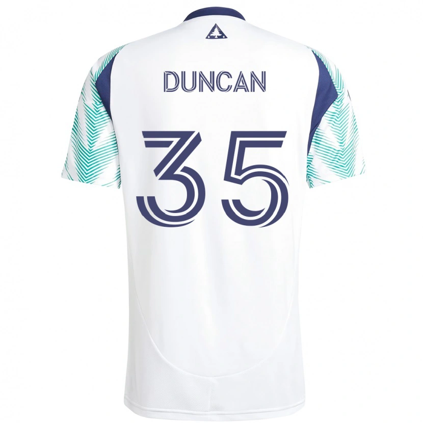 Danxen Kvinder Nakye Greenidge-Duncan #35 Blå Rød Udebane Spillertrøjer 2025/26 Trøje T-Shirt