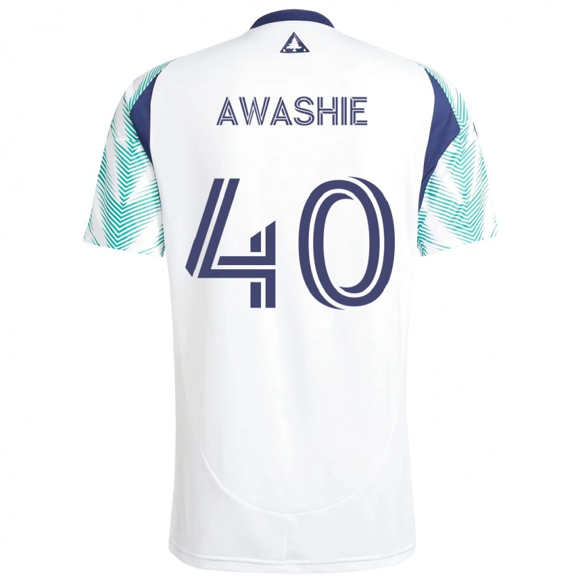 Danxen Kvinder Ben Awashie #40 Blå Rød Udebane Spillertrøjer 2025/26 Trøje T-Shirt