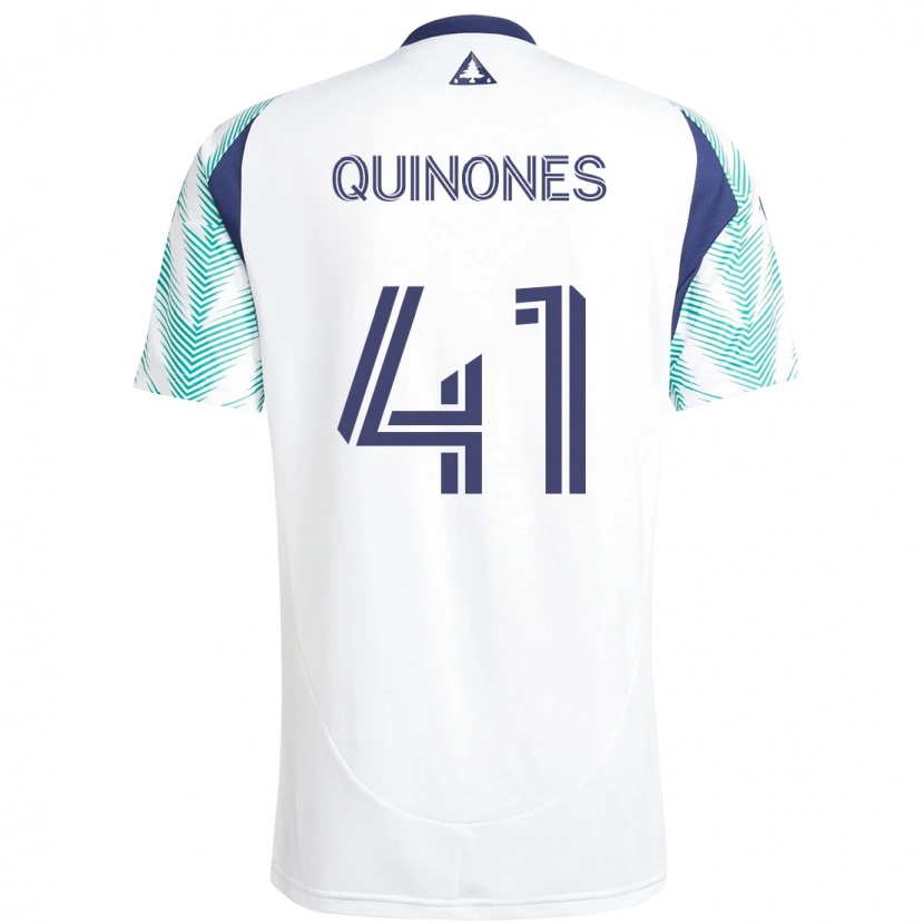 Danxen Kvinder Colby Quiñónes #41 Blå Rød Udebane Spillertrøjer 2025/26 Trøje T-Shirt
