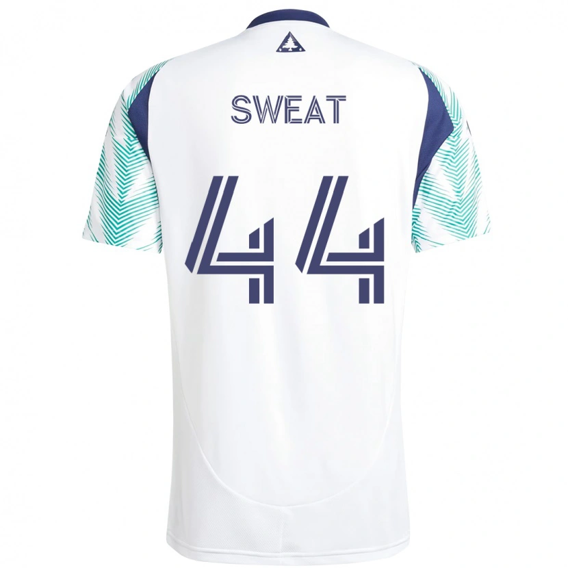 Danxen Kvinder Ben Sweat #44 Blå Rød Udebane Spillertrøjer 2025/26 Trøje T-Shirt