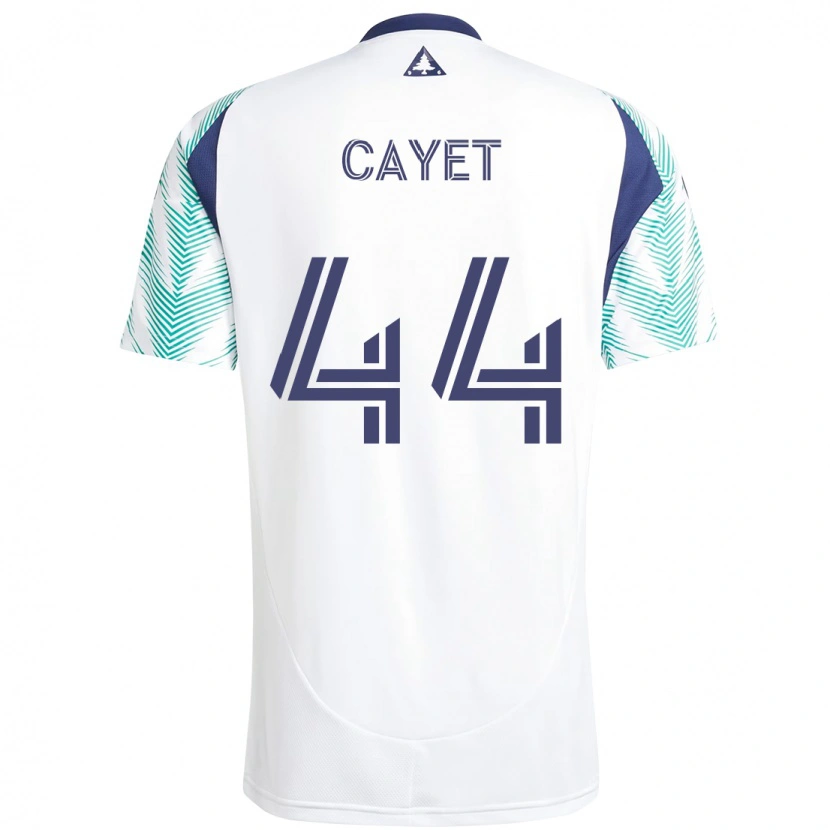 Danxen Kvinder Pierre Cayet #44 Blå Rød Udebane Spillertrøjer 2025/26 Trøje T-Shirt