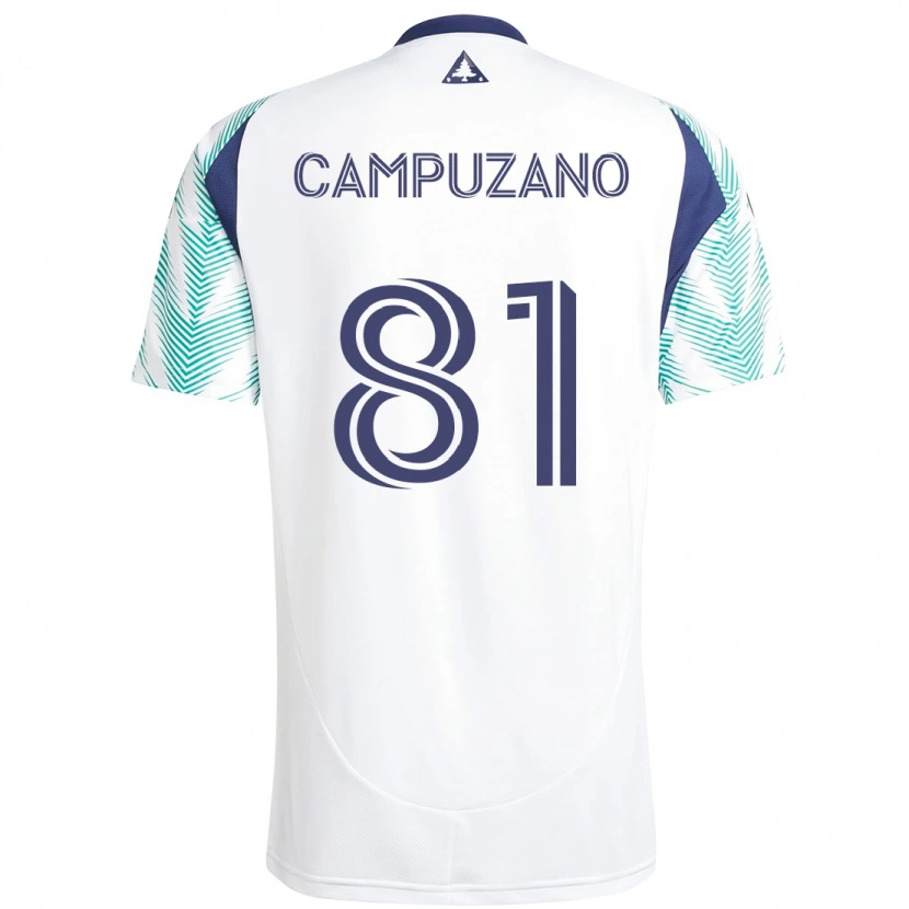 Danxen Kvinder Nico Campuzano #81 Blå Rød Udebane Spillertrøjer 2025/26 Trøje T-Shirt
