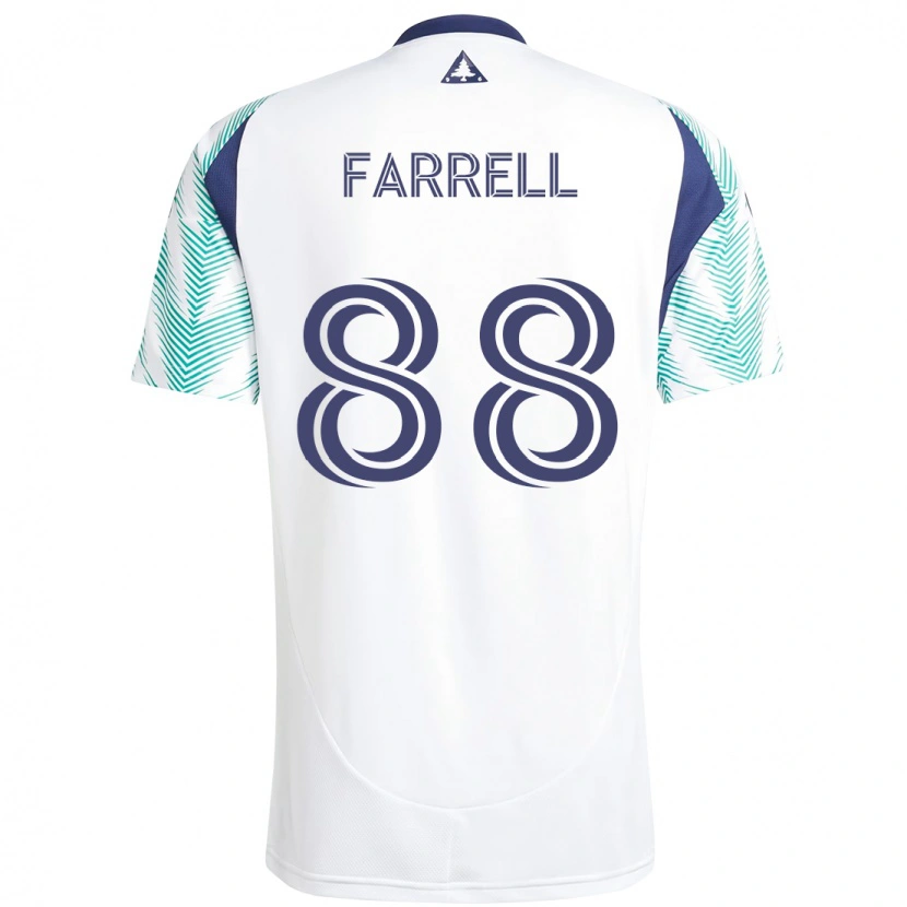 Danxen Kvinder Andrew Farrell #88 Blå Rød Udebane Spillertrøjer 2025/26 Trøje T-Shirt