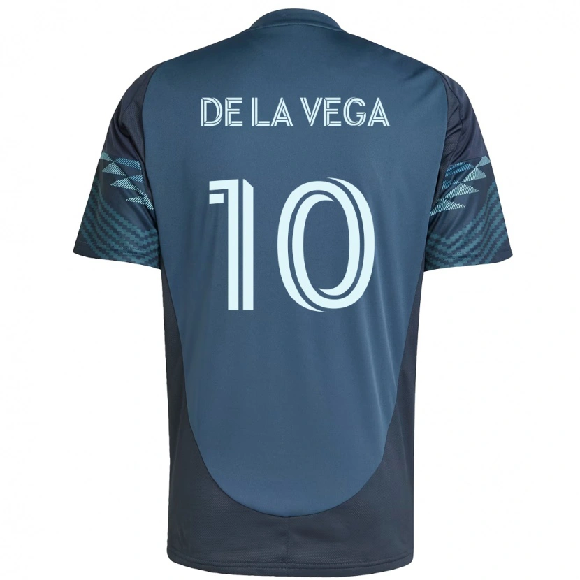 Danxen Kvinder Pedro De La Vega #10 Grøn Hvid Udebane Spillertrøjer 2025/26 Trøje T-Shirt