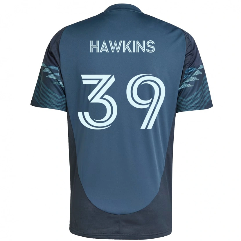 Danxen Kvinder Stuart Hawkins #39 Grøn Hvid Udebane Spillertrøjer 2025/26 Trøje T-Shirt