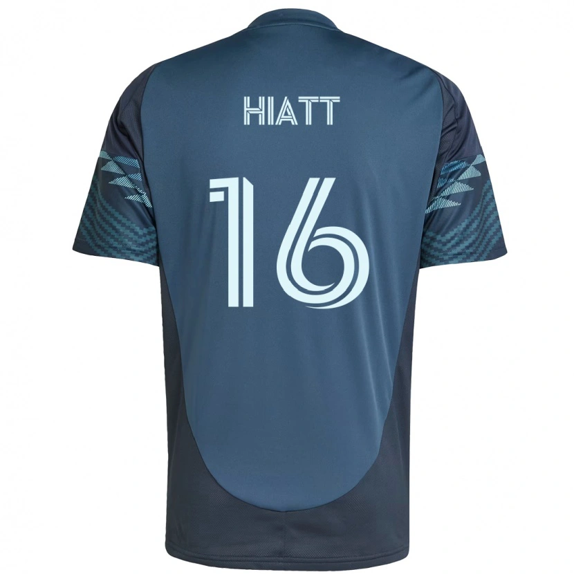 Danxen Kvinder Samantha Hiatt #16 Grøn Hvid Udebane Spillertrøjer 2025/26 Trøje T-Shirt