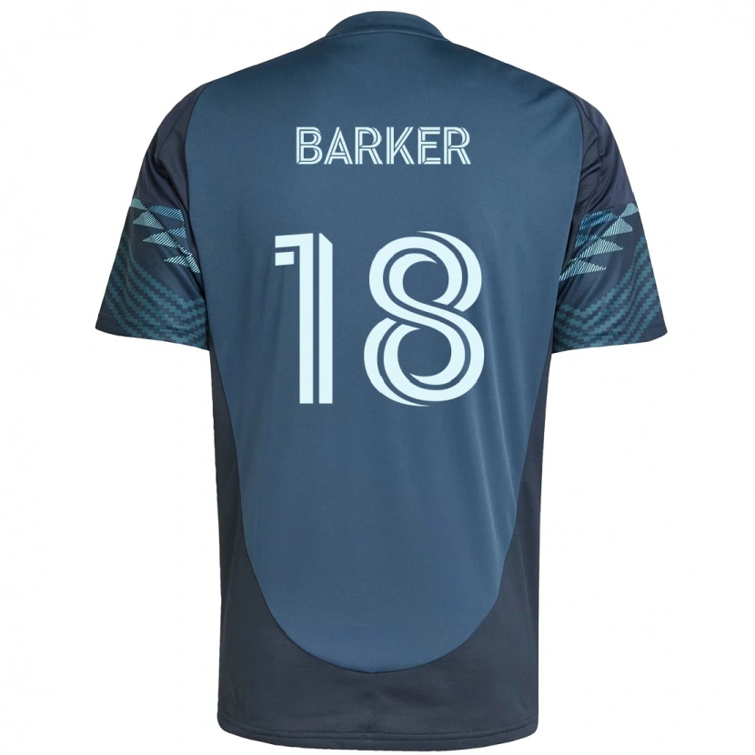Danxen Kvinder Alicia Barker #18 Grøn Hvid Udebane Spillertrøjer 2025/26 Trøje T-Shirt