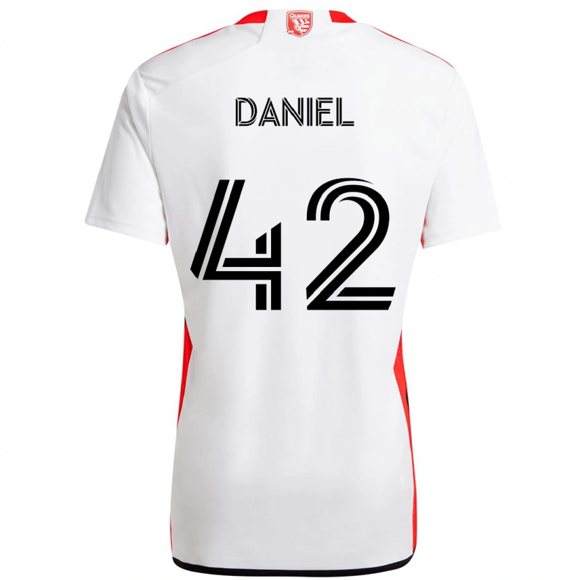 Danxen Kvinder Daniel #42 Sort Mørkeblå Udebane Spillertrøjer 2025/26 Trøje T-Shirt
