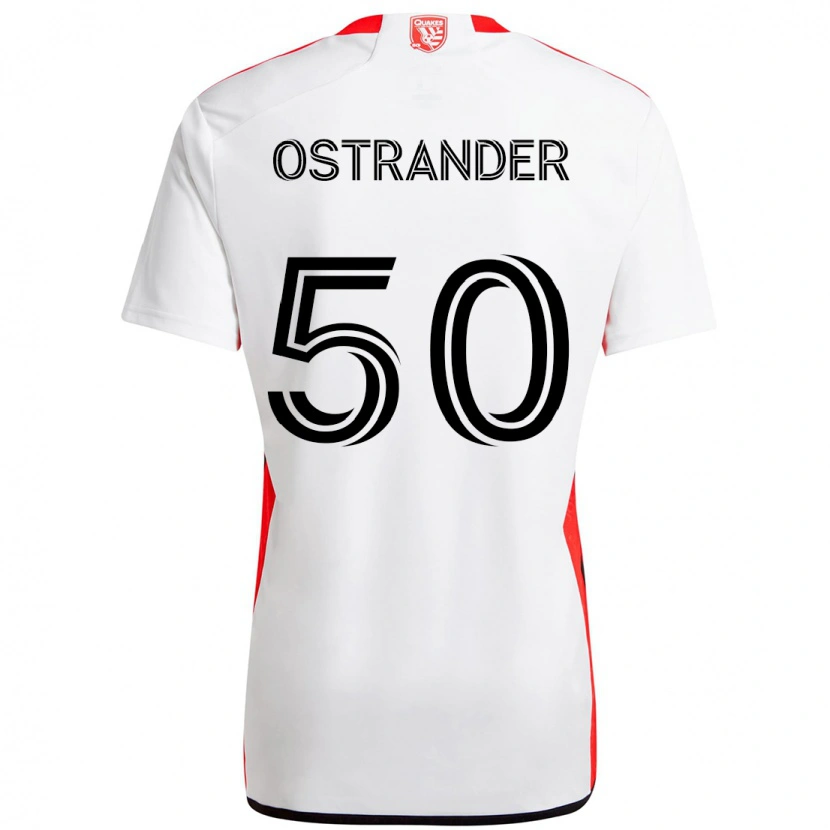 Danxen Kvinder William Ostrander #50 Sort Mørkeblå Udebane Spillertrøjer 2025/26 Trøje T-Shirt